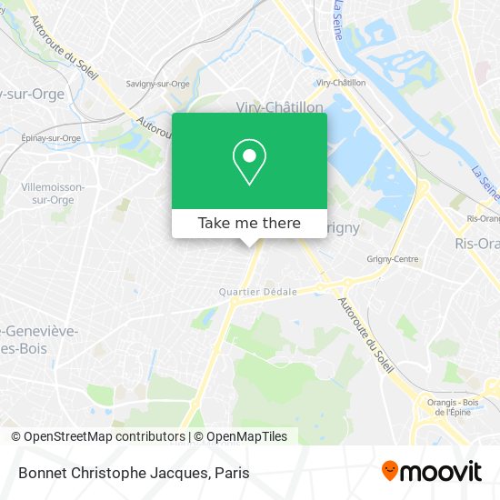 Mapa Bonnet Christophe Jacques