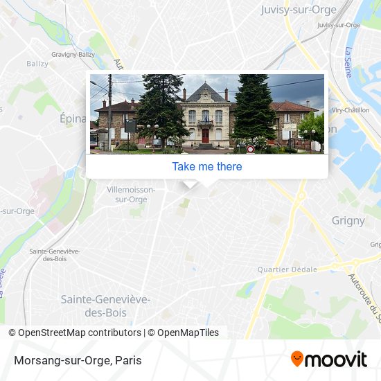 Mapa Morsang-sur-Orge