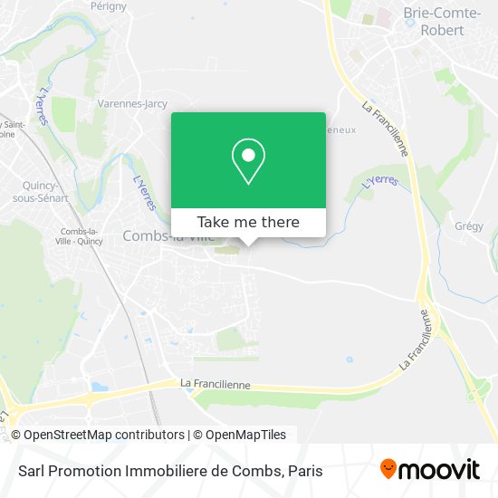 Sarl Promotion Immobiliere de Combs map