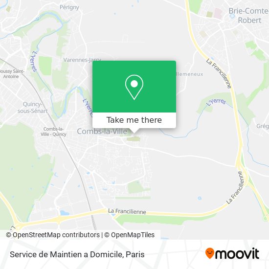 Service de Maintien a Domicile map