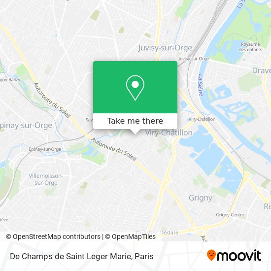 Mapa De Champs de Saint Leger Marie