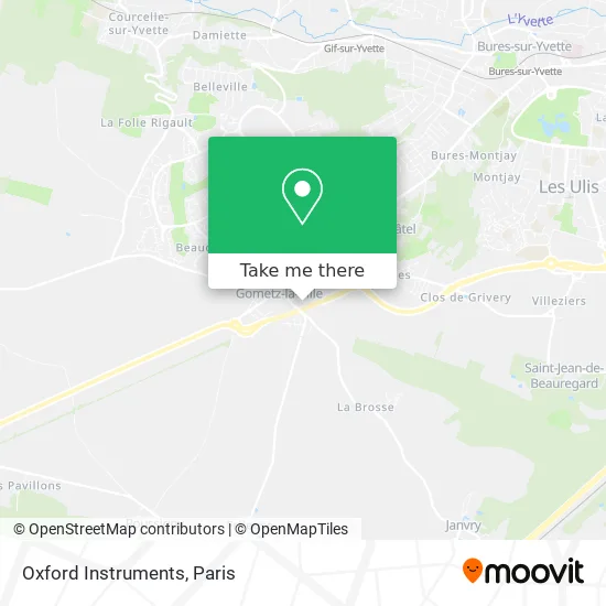 Oxford Instruments map