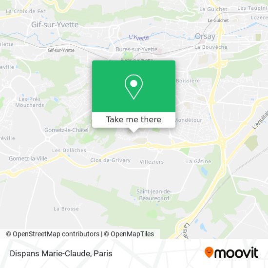 Mapa Dispans Marie-Claude