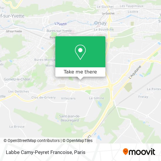 Mapa Labbe Camy-Peyret Francoise