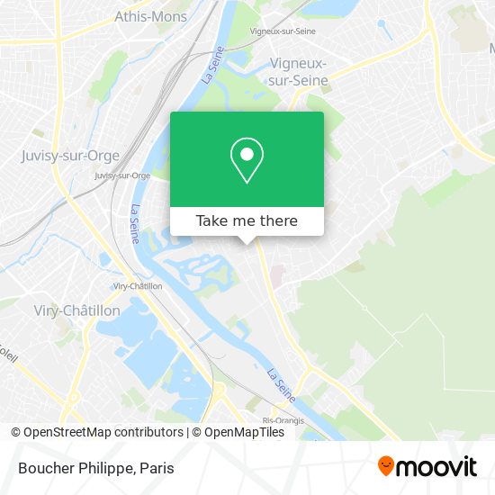 Boucher Philippe map