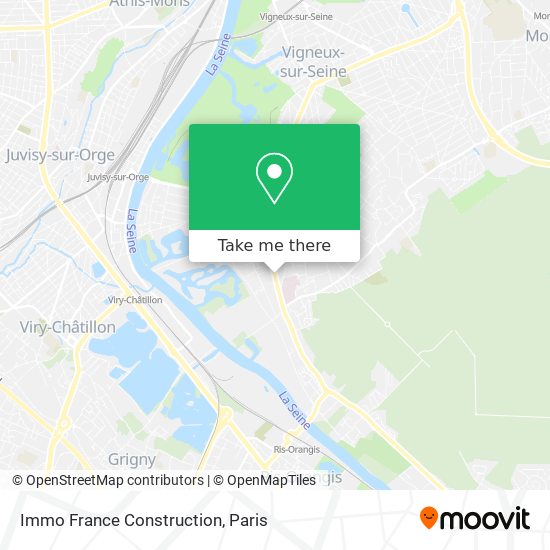 Immo France Construction map