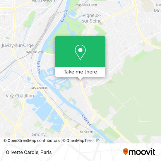 Olivette Carole map