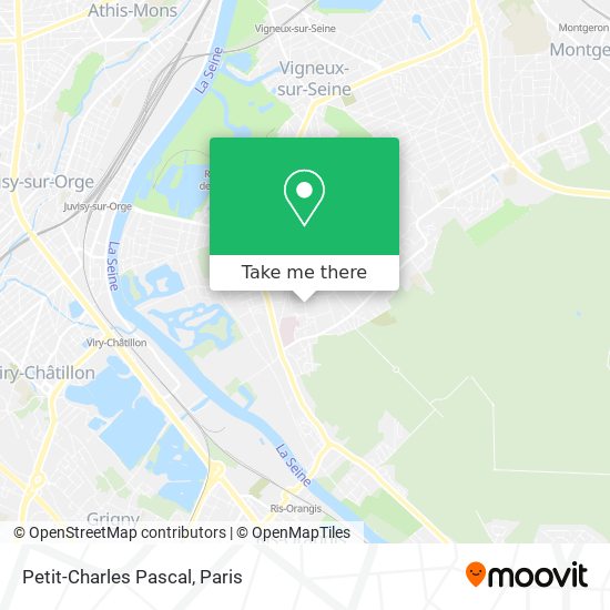 Mapa Petit-Charles Pascal