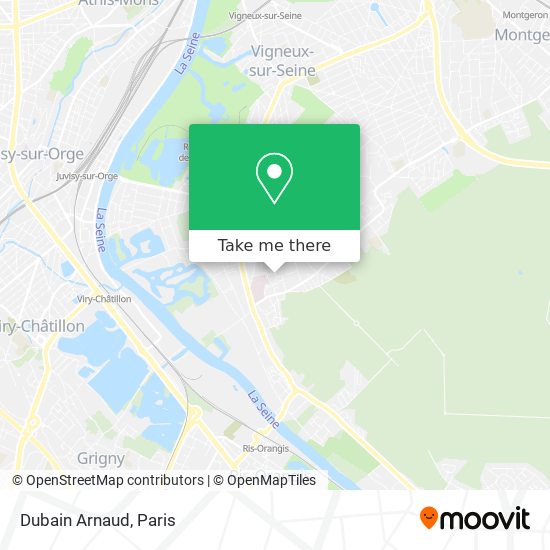 Dubain Arnaud map