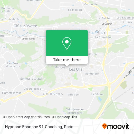 Mapa Hypnose Essonne 91 Coaching