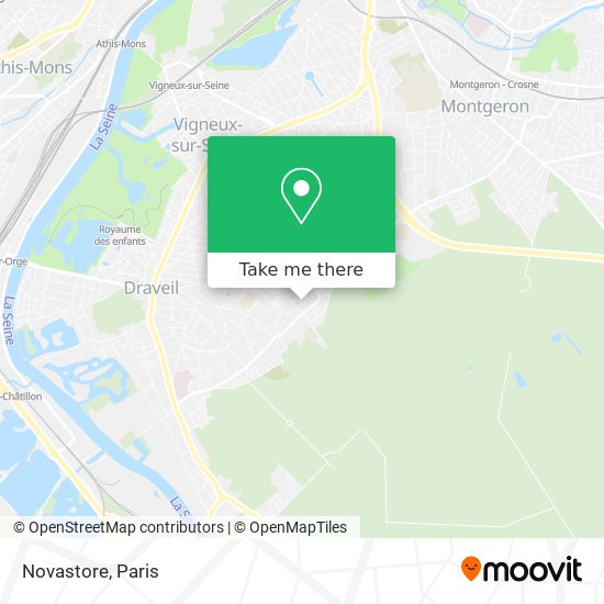 Novastore map