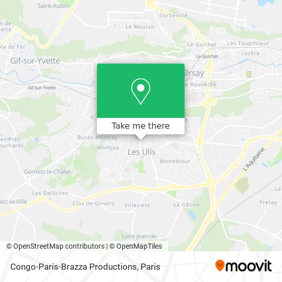 Mapa Congo-Paris-Brazza Productions