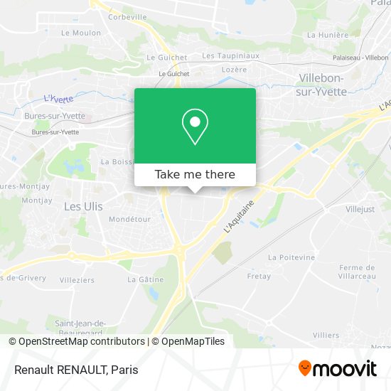 Mapa Renault RENAULT