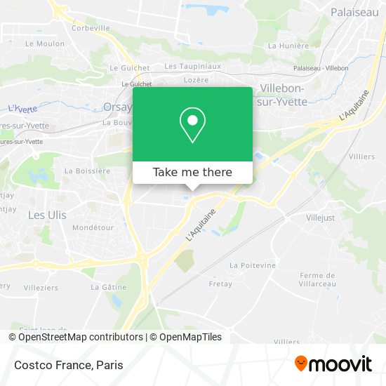 Costco France map