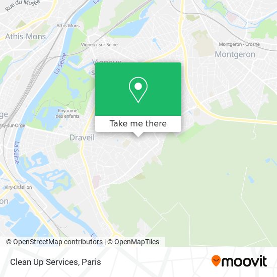 Clean Up Services map