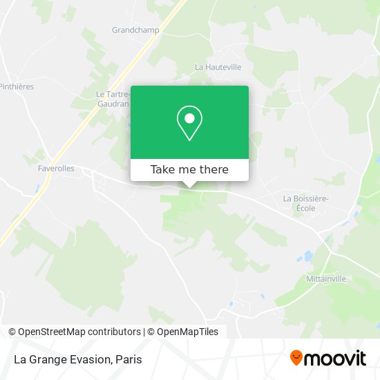Mapa La Grange Evasion