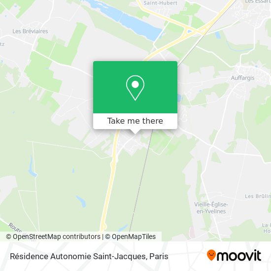 Résidence Autonomie Saint-Jacques map