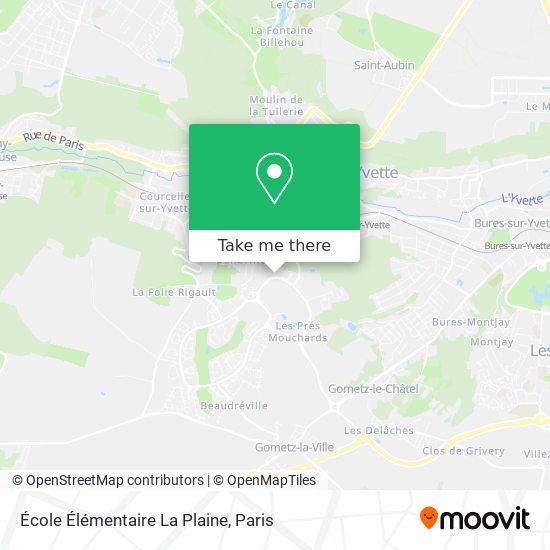 Mapa École Élémentaire La Plaine