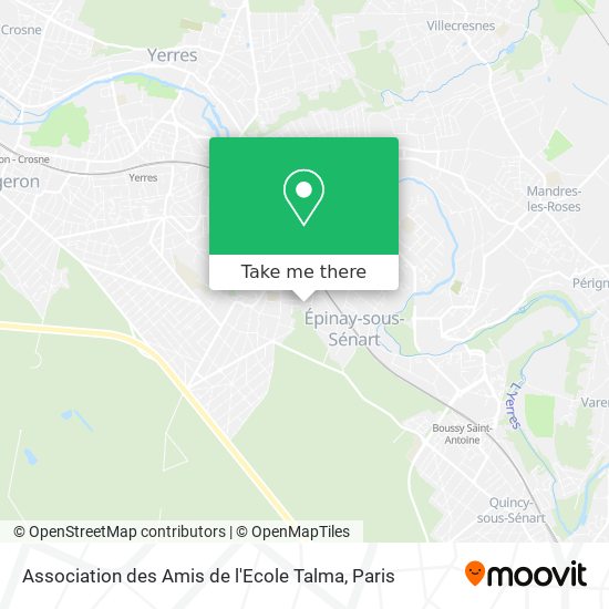 Mapa Association des Amis de l'Ecole Talma