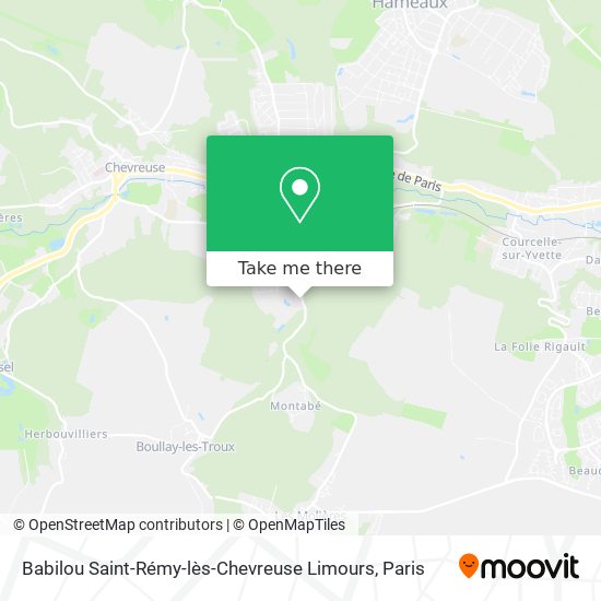 Mapa Babilou Saint-Rémy-lès-Chevreuse Limours