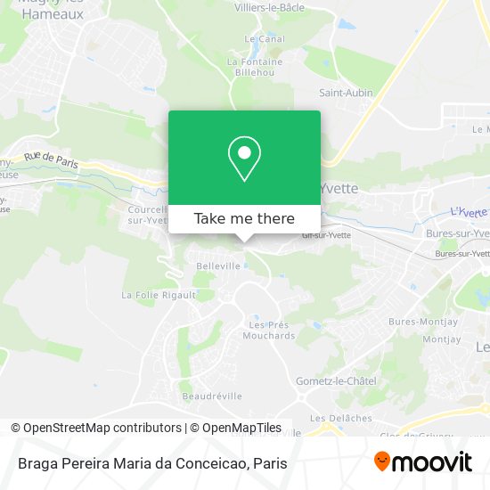 Braga Pereira Maria da Conceicao map