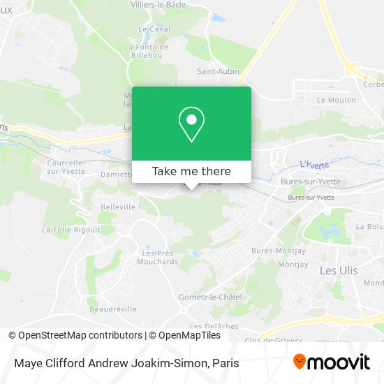 Maye Clifford Andrew Joakim-Simon map