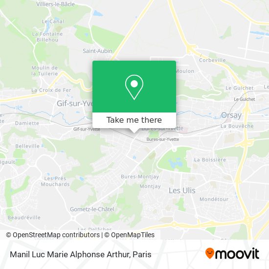 Mapa Manil Luc Marie Alphonse Arthur