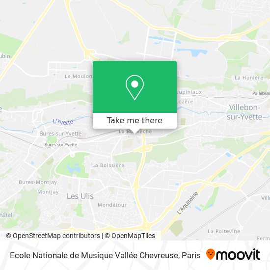 Ecole Nationale de Musique Vallée Chevreuse map