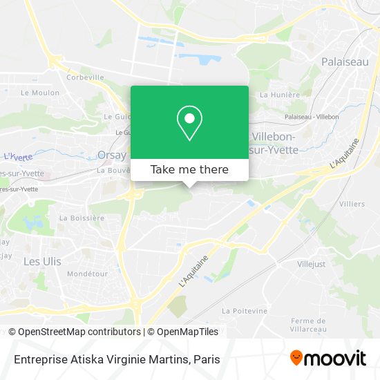 Entreprise Atiska Virginie Martins map