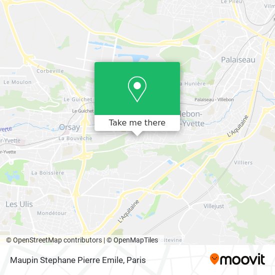 Mapa Maupin Stephane Pierre Emile
