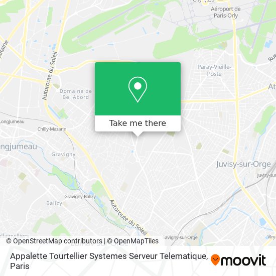 Appalette Tourtellier Systemes Serveur Telematique map