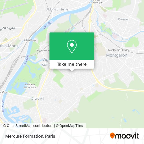 Mercure Formation map