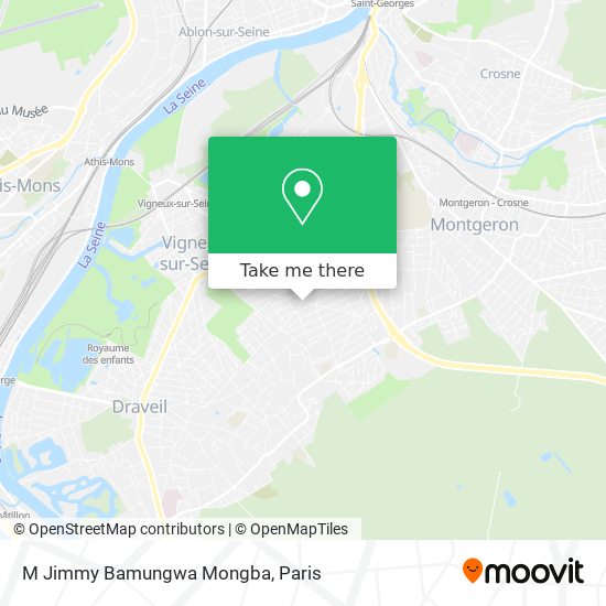 M Jimmy Bamungwa Mongba map