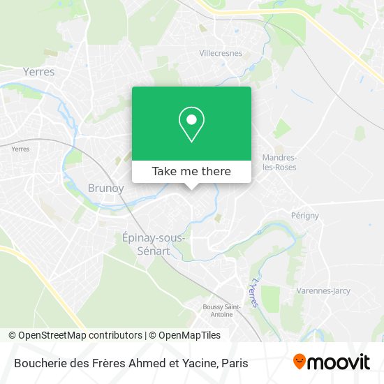 Mapa Boucherie des Frères Ahmed et Yacine