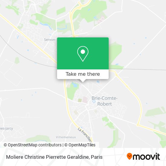 Moliere Christine Pierrette Geraldine map