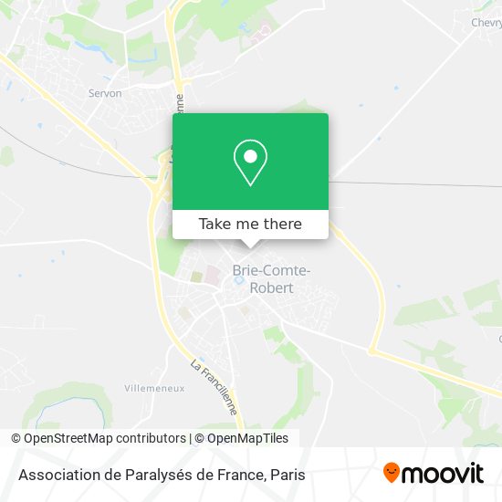 Mapa Association de Paralysés de France