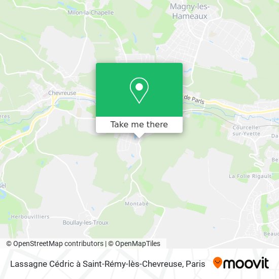 Lassagne Cédric à Saint-Rémy-lès-Chevreuse map