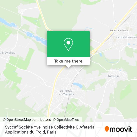 Mapa Syccaf Société Yvelinoise Collectivité C Afeteria Applications du Froid