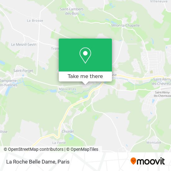 La Roche Belle Dame map