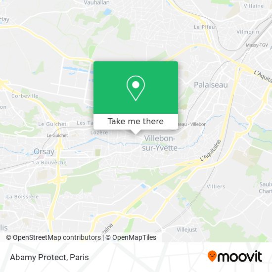 Abamy Protect map