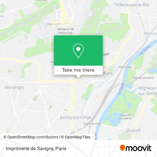Imprimerie de Savigny map