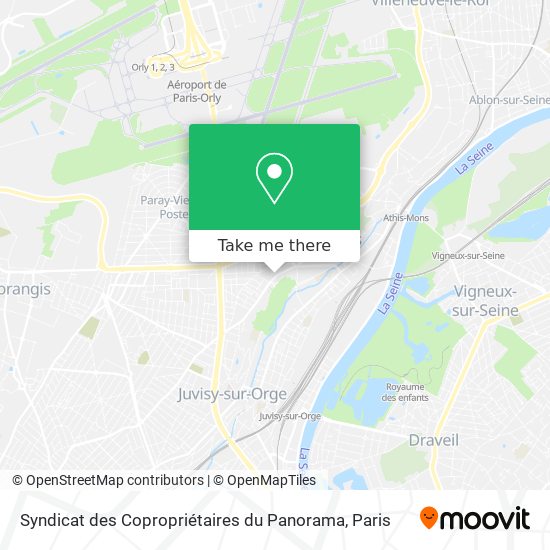 Syndicat des Copropriétaires du Panorama map