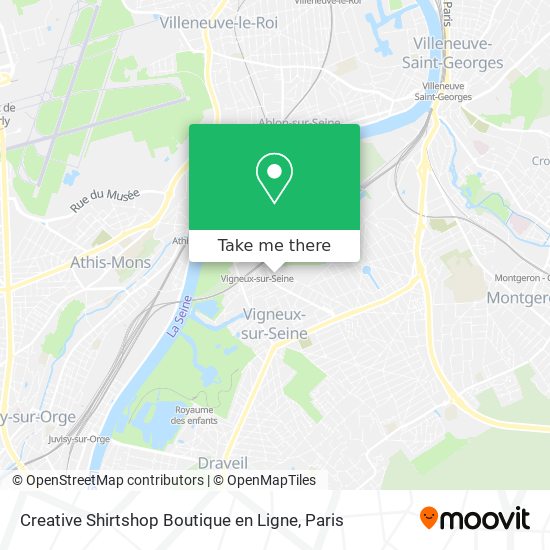 Creative Shirtshop Boutique en Ligne map