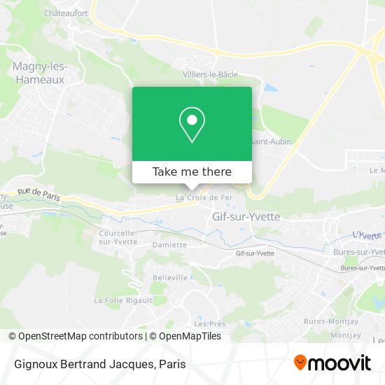 Mapa Gignoux Bertrand Jacques