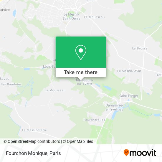 Fourchon Monique map