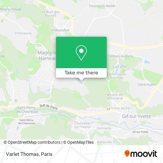 Mapa Varlet Thomas