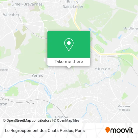 Le Regroupement des Chats Perdus map