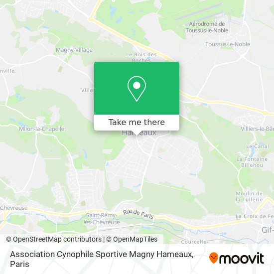 Association Cynophile Sportive Magny Hameaux map