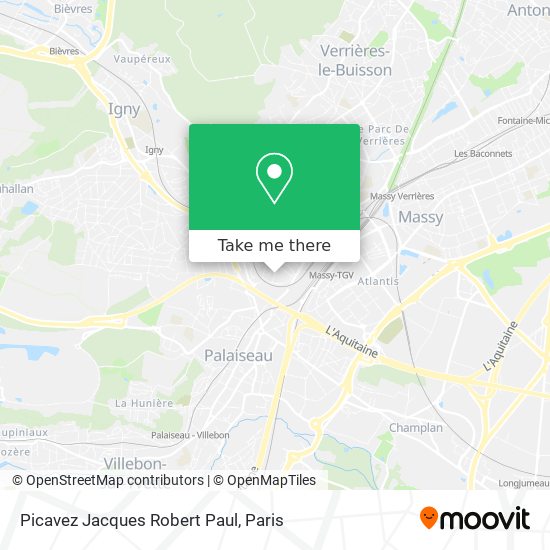 Picavez Jacques Robert Paul map