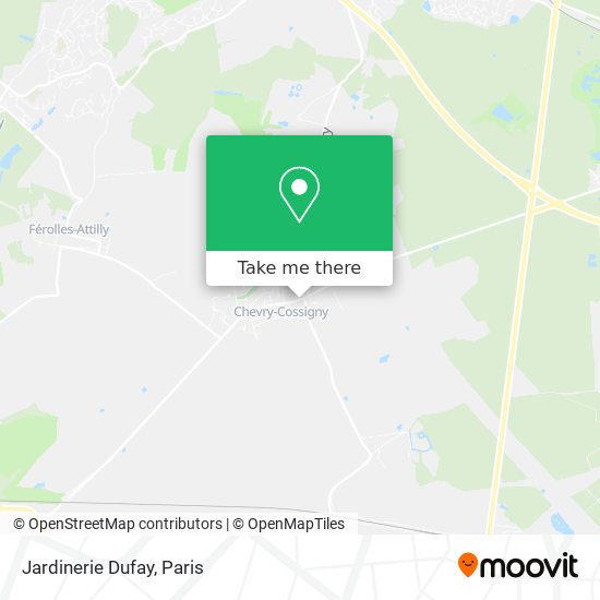 Mapa Jardinerie Dufay